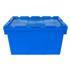Customized Logo PP Solid Box Shipping Stackable Nestable Plastic Container for