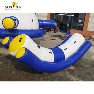Custom Color PVC Inflatable Water Seesaw Double Rocker Water Pool Toy