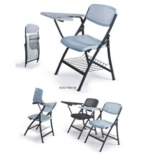 Wholesale foldable training chair with wrting board and basket from china suppliers