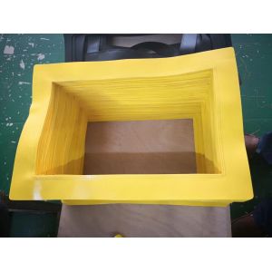 high quality sewn bellows yellow or black for waterjet cutting machine center of