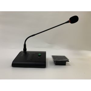 6 Zone Remote Gooseneck Call Paging Microphone System For Audio Matrix Amplifier