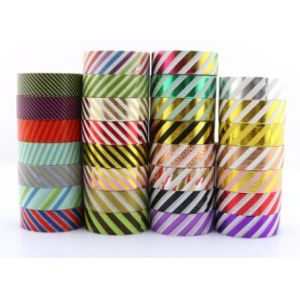 Plastic Core Washi Paper 5cm Japanese Paper Tape Card Crafting, Gift Box Package