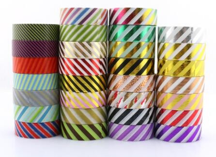 Plastic Core Washi Paper 5cm Japanese Paper Tape Card Crafting, Gift Box Package