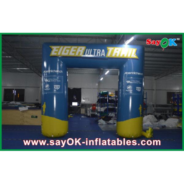 Inflatable Gantry Double Stitching Inflatable Entrance Arch With Logo Printing