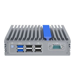 Barebone Computer J3710 Dual Lan Business Fanless Mini Pc With 6 USB