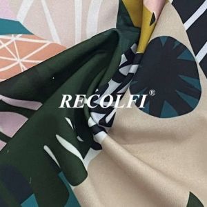 Snagging Resistance Activewear Knit Fabric Digital Printing Stretch Leggings