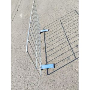 Movable Wire Mesh Dividers / Panels Free Standing Full Height With Clips