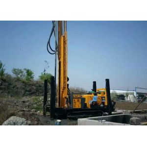 St350 Automatic Borewell Machine Crawler Type Full Hydraulic 350m Deep