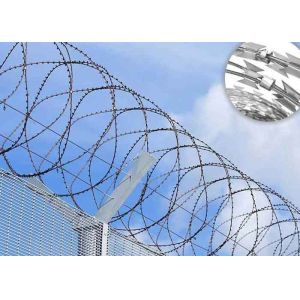 Wholesale Defensive Barrier Constantine Wire CBT60 CBT65 Concertina Coil Fencing from china suppliers