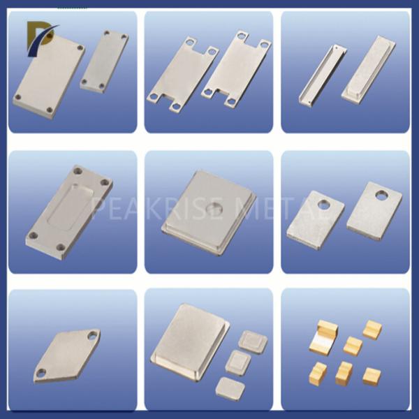 Custom Copper Molybdenum Microelectronic Material MoCu Alloy Electronic Package
