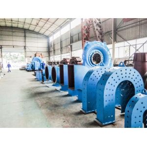 450-1000 RPM Hydroturbine Generator for Various Water Heads Steel / Stainless