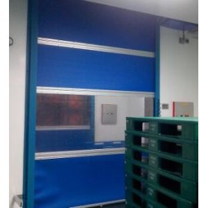 Industrial Pvc Rapid Rolling Shutter Doors Stainless Steel Automation Fast Speed