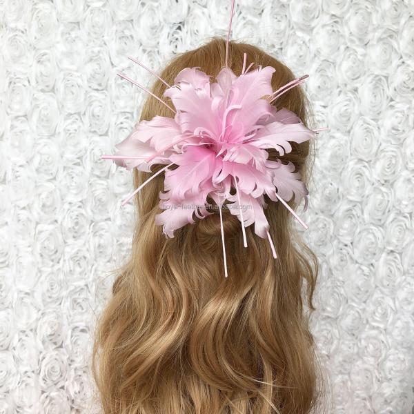 Goose Feather Flower Mount with Wire Accessory 15*15 cm Shipping DHL UPS FEDEX EMS TNT