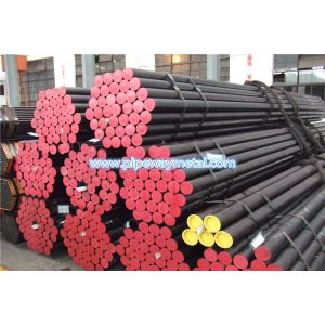 Steel Seamless Line Pipe Galvanized / Black Varnish Surface 5 - 18mm Thickness