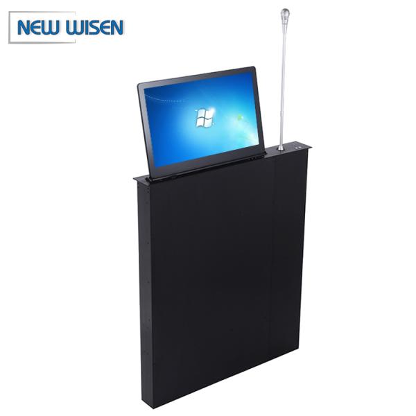18.4 Inch LCD FHD Hidden Monitor Lift Computer System With Microphone