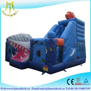 Hansel terrfic shark inflatable stair slide for yard party