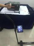 portable security check system to make image acquisition and display for the