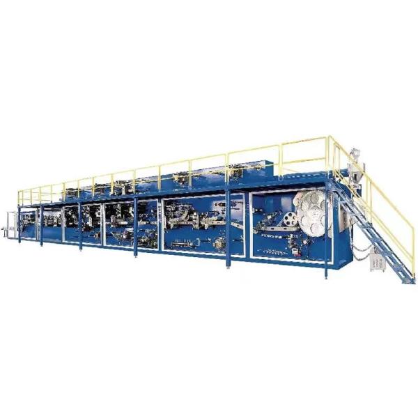 Automatic Baby Diaper Manufacturing Machine With Full Servo Auto Controlling
