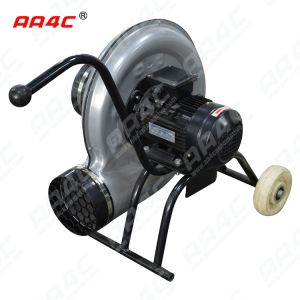 8M Vehicle Car Exhaust Extracting System Movable Dolly With Fans Car Gas Sucking