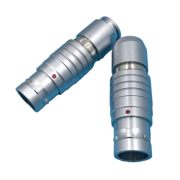Quality Circular Push Pull Electrical Power Connectors Self Locking for sale