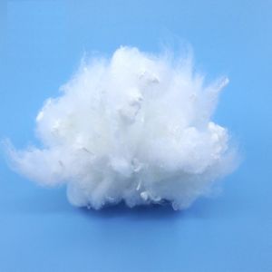 Wholesale Superfine Microfiber Polyester Hollowfibre , Hollow Siliconised Fibre For Filling from china suppliers