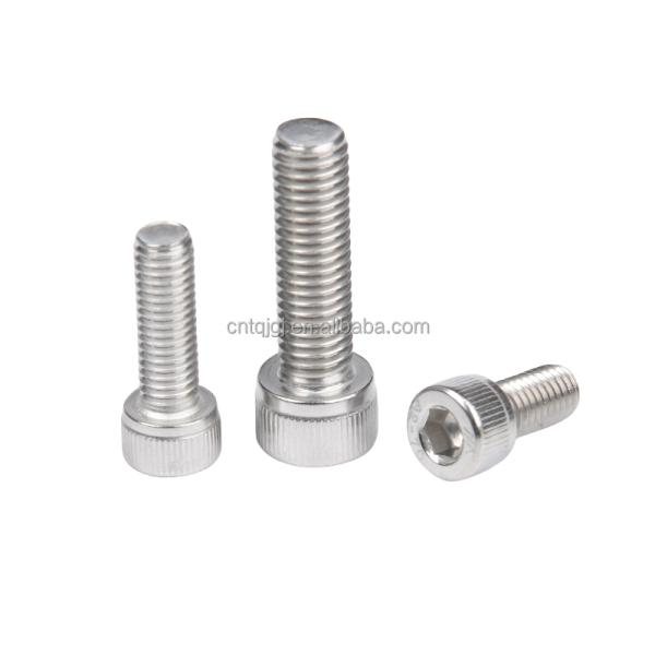 Availabe Metric A2 A4 304 316 Din 912 Allen Screw M1.6 M2 M2.5 M3 M4 M5 M6 M7 M8 M9 Hex Socket Head Cap Inner Hexagon Screws