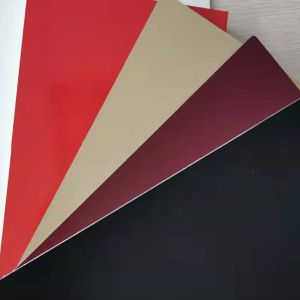 2.5mm Aluminum Flat Plate Red Coated 1/3/5 Series Alloy For Outdoor Decoaration