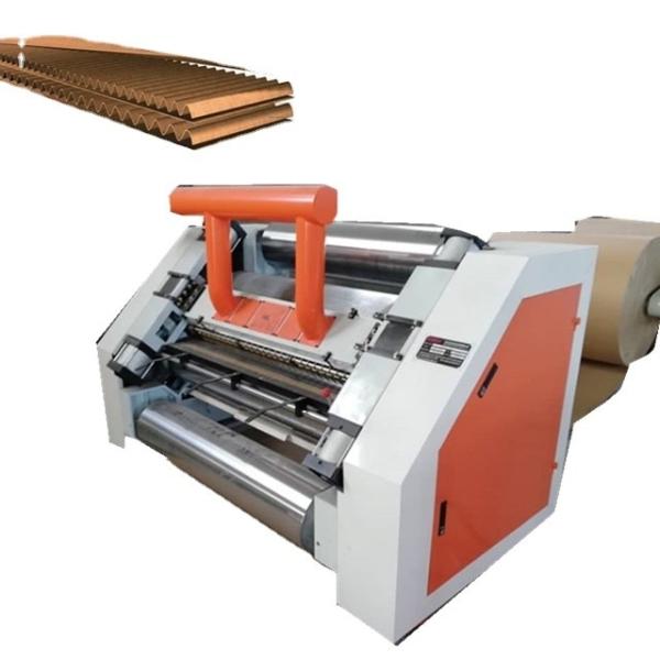 380 V Single Facer Machine for Cardboard Sheets Making in Plastic Packaging