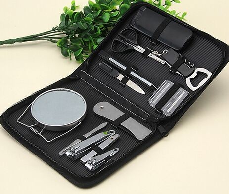 Quality 12 in 1 manicure tools kit for travel for sale