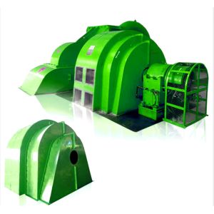 High Voltage Pelton Hydraulic Turbine Generator 6-10kV Rated Voltage 500-3000r