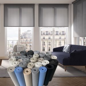 430GSM Transparent Fire Proof Retardant Sun Shade Fabric with 2/2.5/3m Width