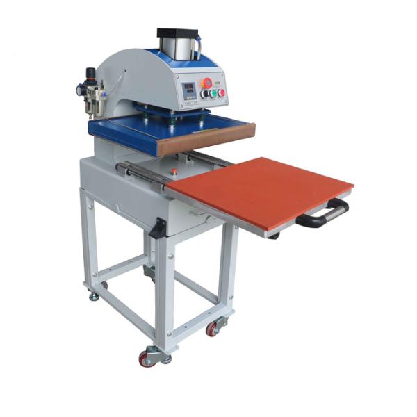 Flatbed Drawing Pneumatic Heat Press Machines 0-299C Temperature Range