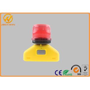 Wholesale TYPE D 360˚ Visibility Traffic Warning Lights , Durable Solar Barricade Warning Light from china suppliers