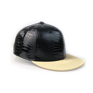 China 2019 latest styles stock order pu leather cheap flat brim 3d embroidery snapback hat best quality on sale