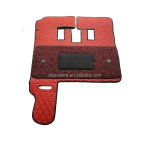 Customized Black/Red E320GC Excavator Cabin Foot Mat for Maximum Comfort and