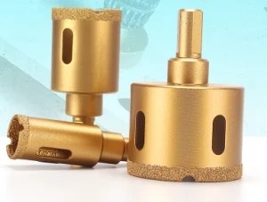 M10/M14 Vacuum Brazed Core Drill Bits Hole Saw Drilling Cutter for driller