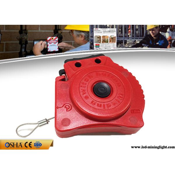 Quality Automatic Retractable Cable Lockout  , Safety Lockout Locks With 1.8m Rope for sale