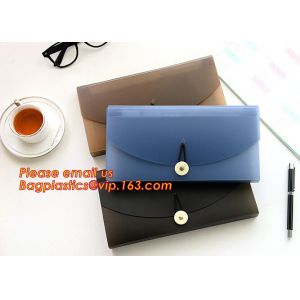 new popular a4/letter size plastic pp poly Expandable Desk top file folder