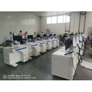 Metal 30W 60khz Laser Marking Machines , Laser Marking Machine For Plastic