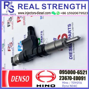 Diesel Fuel Injector 095000-6520 23670-E0090 095000-6521 23670-E0091 For HINO