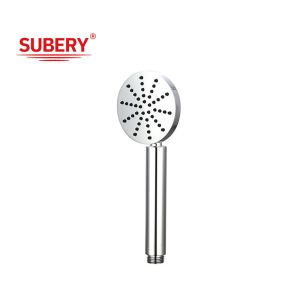 Brass handshower for shower column bathroom round silicon nozzle OEM