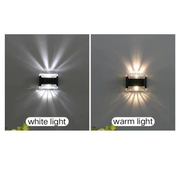 Waterproof LED Solar Wall Light Decorative For Outdoor Fixture