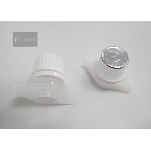 Full Seal Type Plastic Spout Caps 18 Millimeter Outer Diameter For Fruit Juice