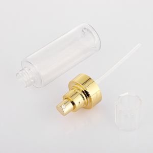 High quality cosmetic perfume clear plastic lotion pump bottle 100ml 120ml 150ml