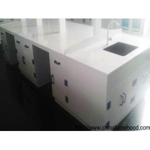PP Drawer Chemistry Lab Furniture , Epoxy Resin Countertops Science Lab Benches