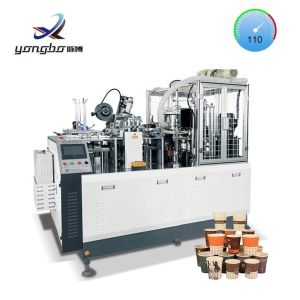 Wholesale 100-110pcs/Min Fully Automatic Paper Cup Forming Machine Yongbo Disposable Coffee Cup Making Machine with Processing Type from china suppliers