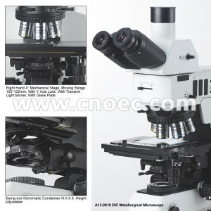APO DIC Metallurgical Optical Microscope Halogen Lamp Illumination