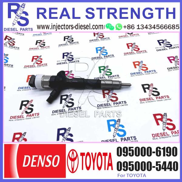 Common Rail Fuel Injector 23670-09060 23670-0L010 095000-6190 for Diesel Engine 2KD-FTV D4D