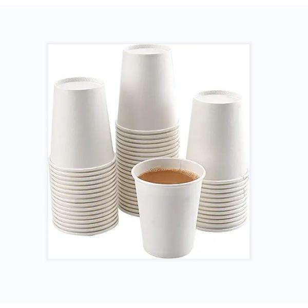 8oz Disposable Paper Cups Hot / Cold Beverage Drinking For Party Picnic BBQ Travel Event