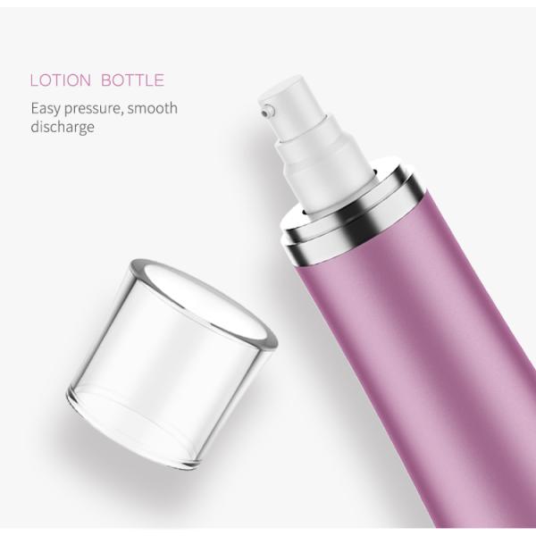 PMMA Waist Clear Plastic 50G Cosmetic Jars With Lids Double Wall